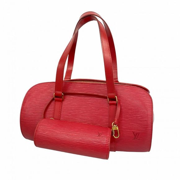 Louis Vuitton Epi Soufflot Handbag M52227 Castilian Red  Women's - Picture 1 of 10